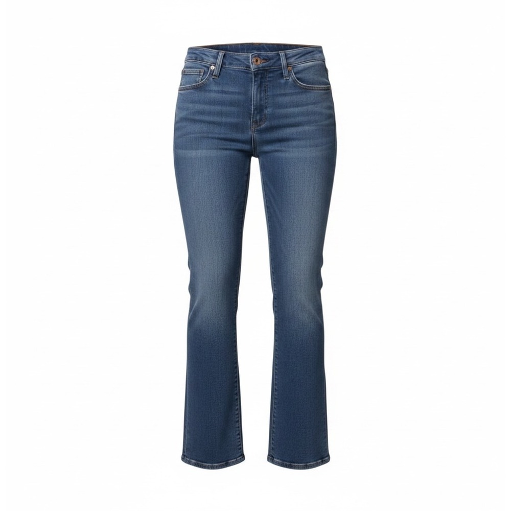 Madewell Women's Bootcut‎ Jeans Size 32 Blue Mid Rise Stretch Denim